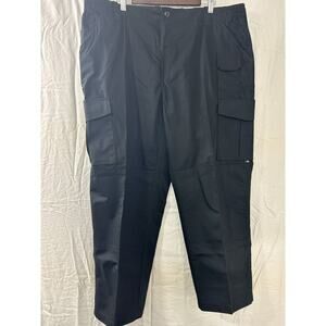 Genuine Gear Tactical Trouser Pants Mens Black Heavy‎ Duty Gorpcore Cargo 44x30